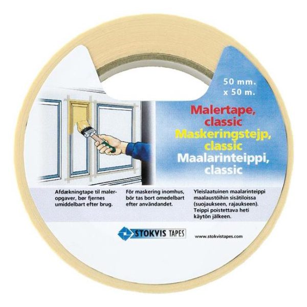 Maskeringstape 50mm 50m