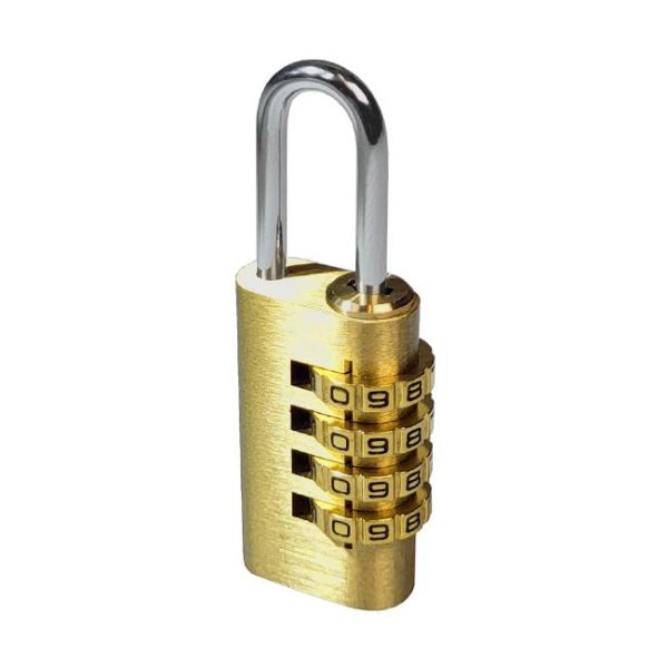 Hengelås 20mm m/kode 4 siffer