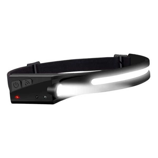 Hodelykt oppladbar m/sensor