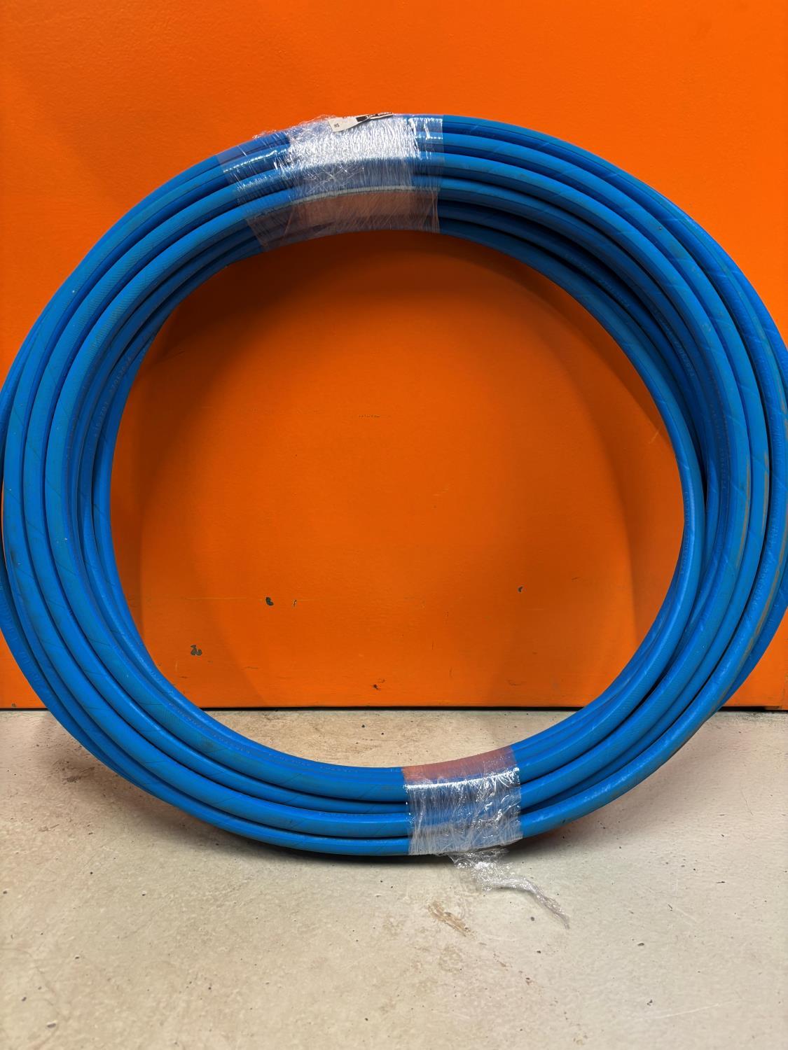3/8" blå vaskeslange 25m 400b 2*3/8" bsp
