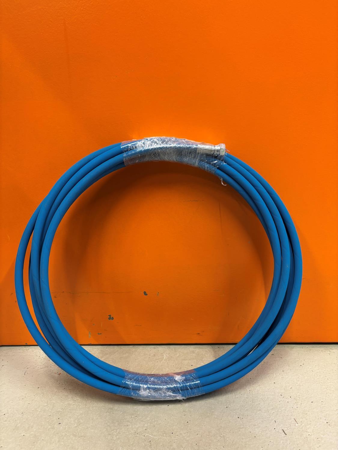 1/4" blå vaskeslange 15m 400b 2*1/4" bsp