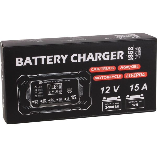 Batterilader 12v 15a