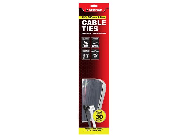 Strips 30stk sort 380mm