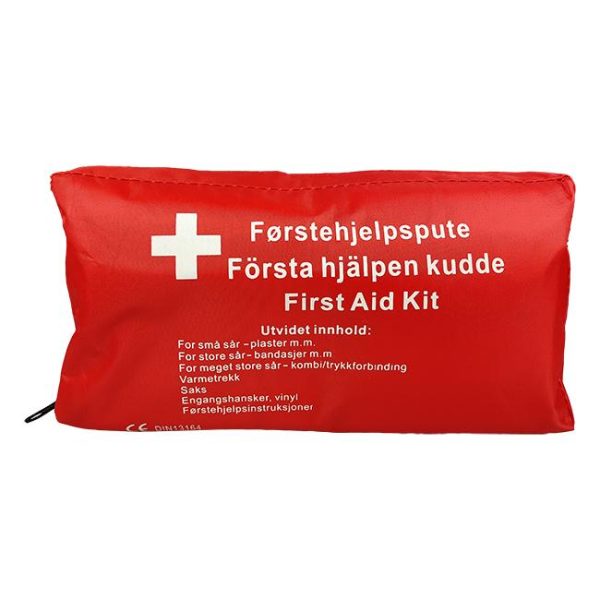 Førstehjelpspute CE/DIN-godkjent