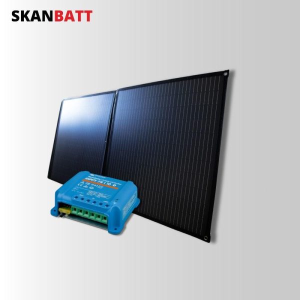 Solcellepakke 60w sammenleggbart - Victron MPPT 10a