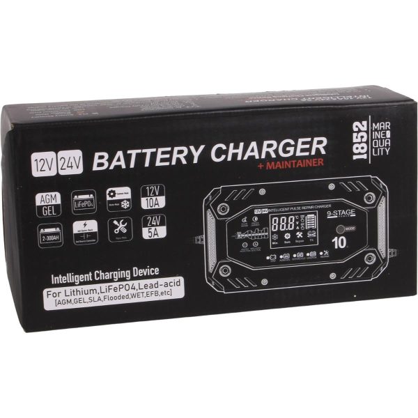 Batterilader 12/24v 10a