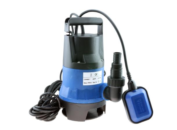 Lensepumpe 230v 400w m/flottør