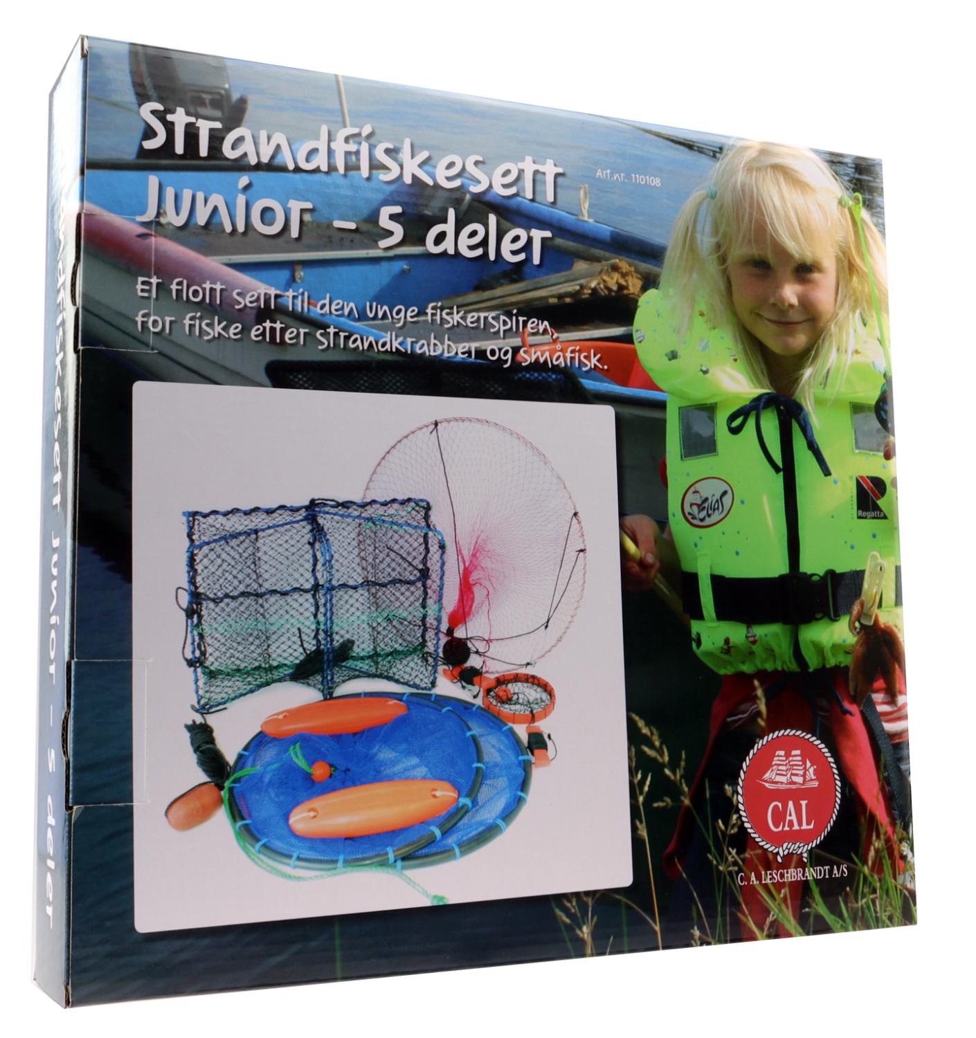 Strandfiskesett 5 deler